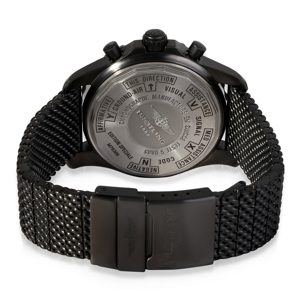 Breitling Chronospace Military M7836622/B039 Men's Watch in  Black Steel - Picture 2 of 5